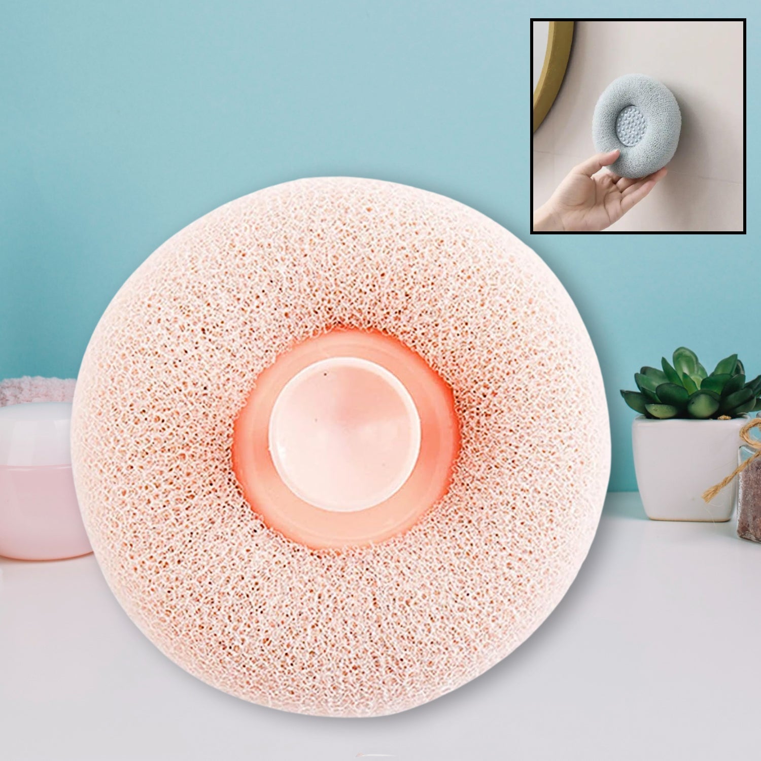 Super Soft Bath Sponge Flower Suction Cup Bath Sponges for Shower Women Men Foam Loofah Sponge Exfoliating Bath Sponge Body Washer Reusable loofah Massage Bath (1 pc) Super Soft Bath Sponge Flower Suction Cup Bath Sponges for Shower Women Men Foam Loofah Sponge Exfoliating Bath Sponge Body Washer Reusable loofah Massage Bath (1 pc)